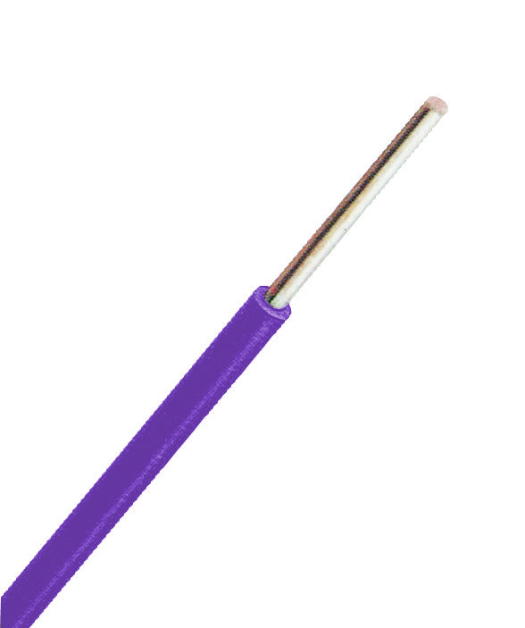 H07V-U (Ye) 2,5mm² violett, PVC Aderleitung eindrähtig