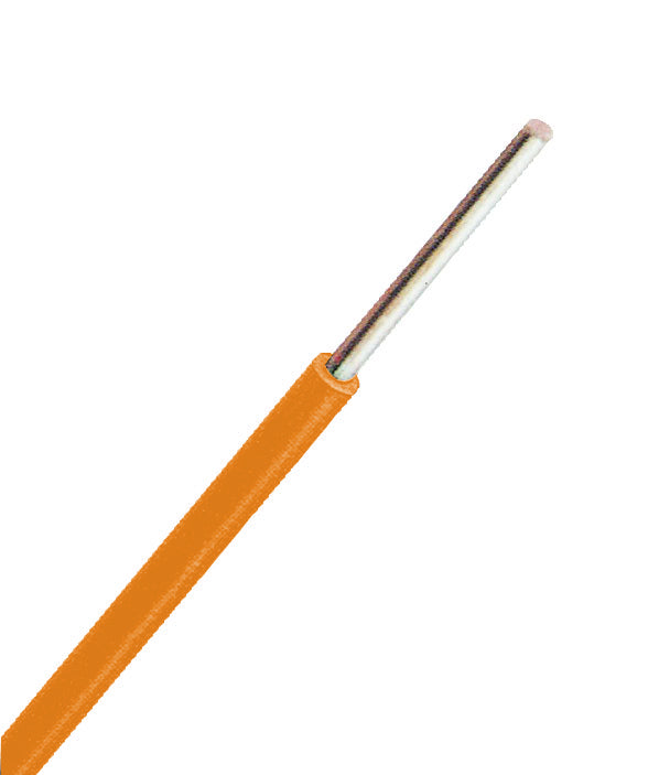 H07V-U (Ye) 2,5mm² orange, PVC Aderleitung eindrähtig