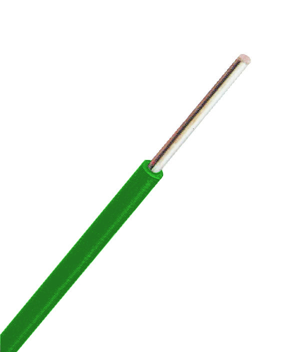 H07V-U (Ye) 2,5mm² grün, PVC Aderleitung eindrähtig