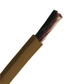 H05V-K (Ysf) 1mm² braun, PVC Aderleitung feindrähtig