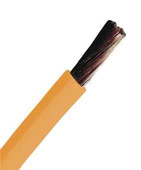 H05V-K (Ysf) 1mm² orange, PVC Aderleitung feindrähtig