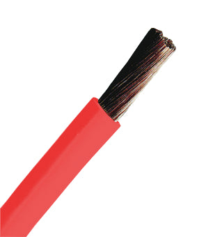 H05V-K (Ysf) 1mm² rot, PVC Aderleitung feindrähtig