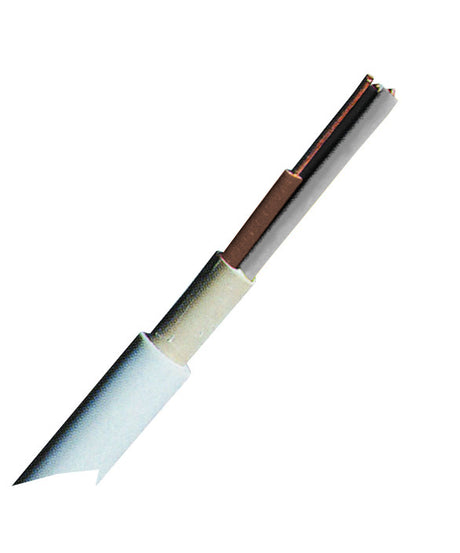 NYM-O 3x2,5 re hellgrau, PVC Mantelleitung 500m Trommel