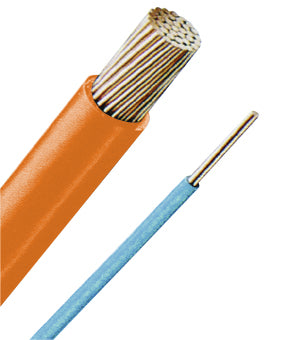 H07Z-K 1,5 orange, halogenfreie Aderleitung feindrähtig