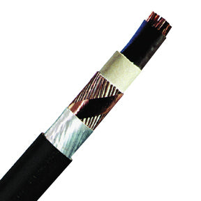 N2XCH 2x1,5re/1,5 schwarz, halogenfreies Kabel geschirmt