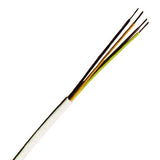 YYSch 2x0,6 elfenbein, PVC isolierter Fernmeldeschlauchdraht