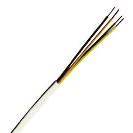 YYSch 2x0,6 elfenbein, PVC isolierter Fernmeldeschlauchdraht