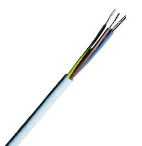 H03VVH2-F 2x0,75 schwarz, PVC Schlauchleitung flach, 100m