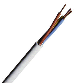 H05VV-F 3 G 1,5 hellgrau, PVC Schlauchleitung feindrähtig