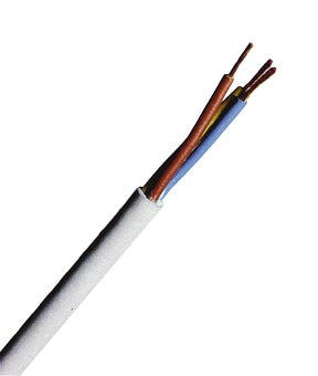 H05VV-F (YMM) 5G2,5 hellgrau, PVC Schlauchleitung 100m Ring