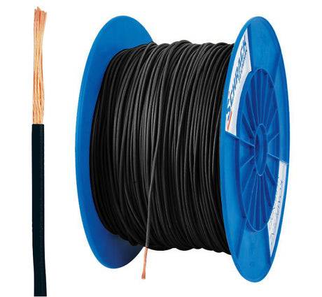 Spule H05V-K (Ysf) 0,5mm² schwarz, feindrähtig