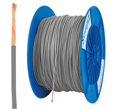 Spule H05V-K (Ysf) 0,5mm² grau, feindrähtig