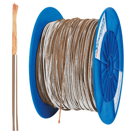 Spule H05V-K (Ysf) 0,5mm² braun/weiß, feindrähtig