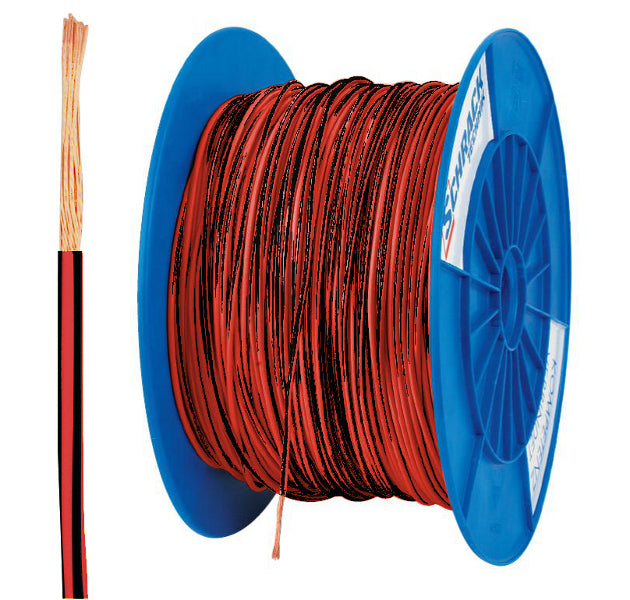 Spule H07V-K (Yf) 2,5mm² rot/schwarz, feindrähtig