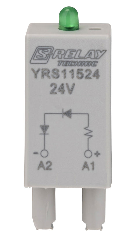 LED-Steckmodul, grün, 24VAC/DC für S-Relay Sockel