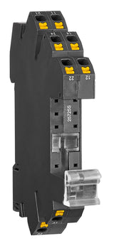 Steckfassung mit Federklemmanschl., 5mm, logisch, 24VAC/DC