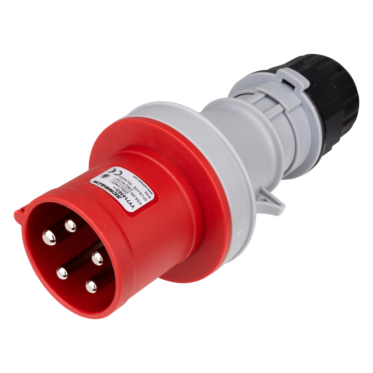 CEE-Stecker, 5-polig, 63A, 400V, IP44