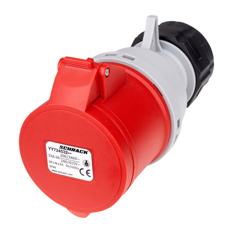 Foto: CEE-Kupplung, 5-polig, 32A, 400V, IP44
