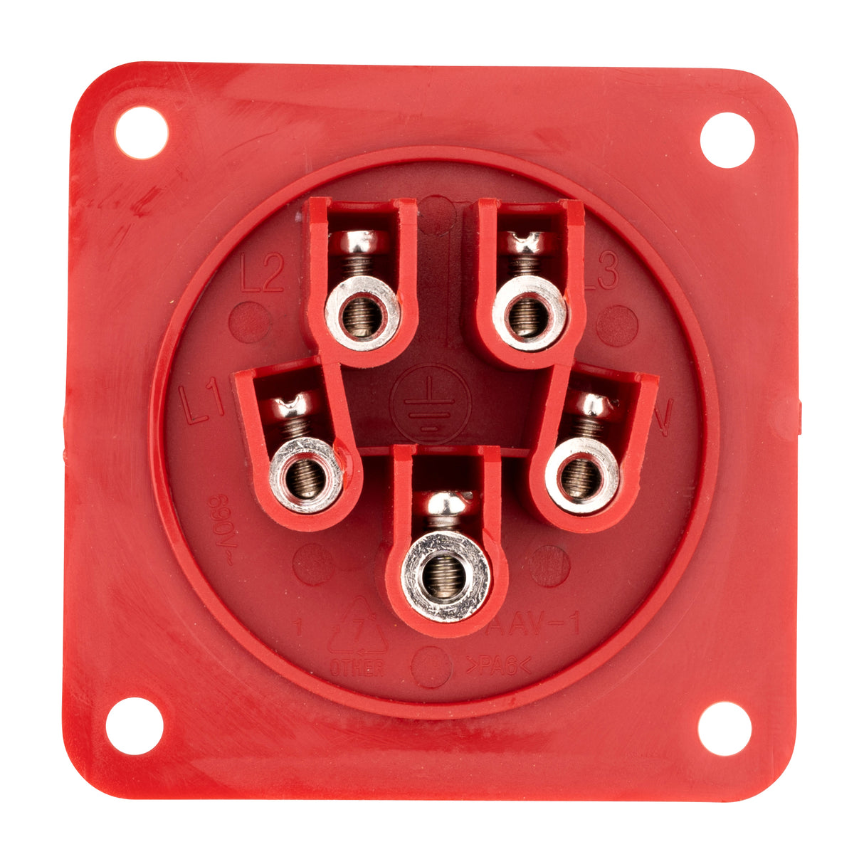 CEE-Wandgerätestecker, 5-polig, 16A, 400V, IP44