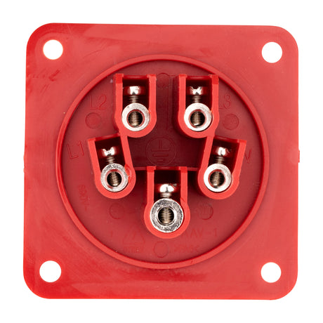 Foto: CEE-Wandgerätestecker, 5-polig, 16A, 400V, IP44