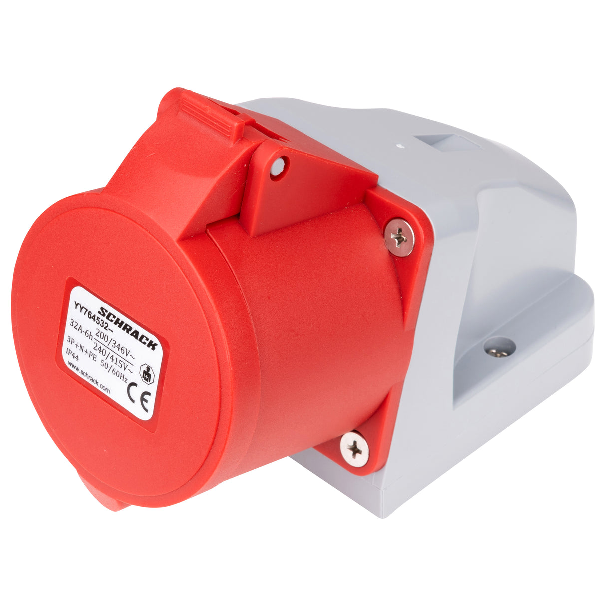 CEE-Wandsteckdose, 5-polig, 32A, 400V, IP44