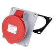 Foto: CEE-Anbaudose, 5-polig, 16A, 400V, IP44, Winkel 15°