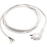 Anschlussleitung 1,0mm², 1,5m mit Winkelstecker, weiß