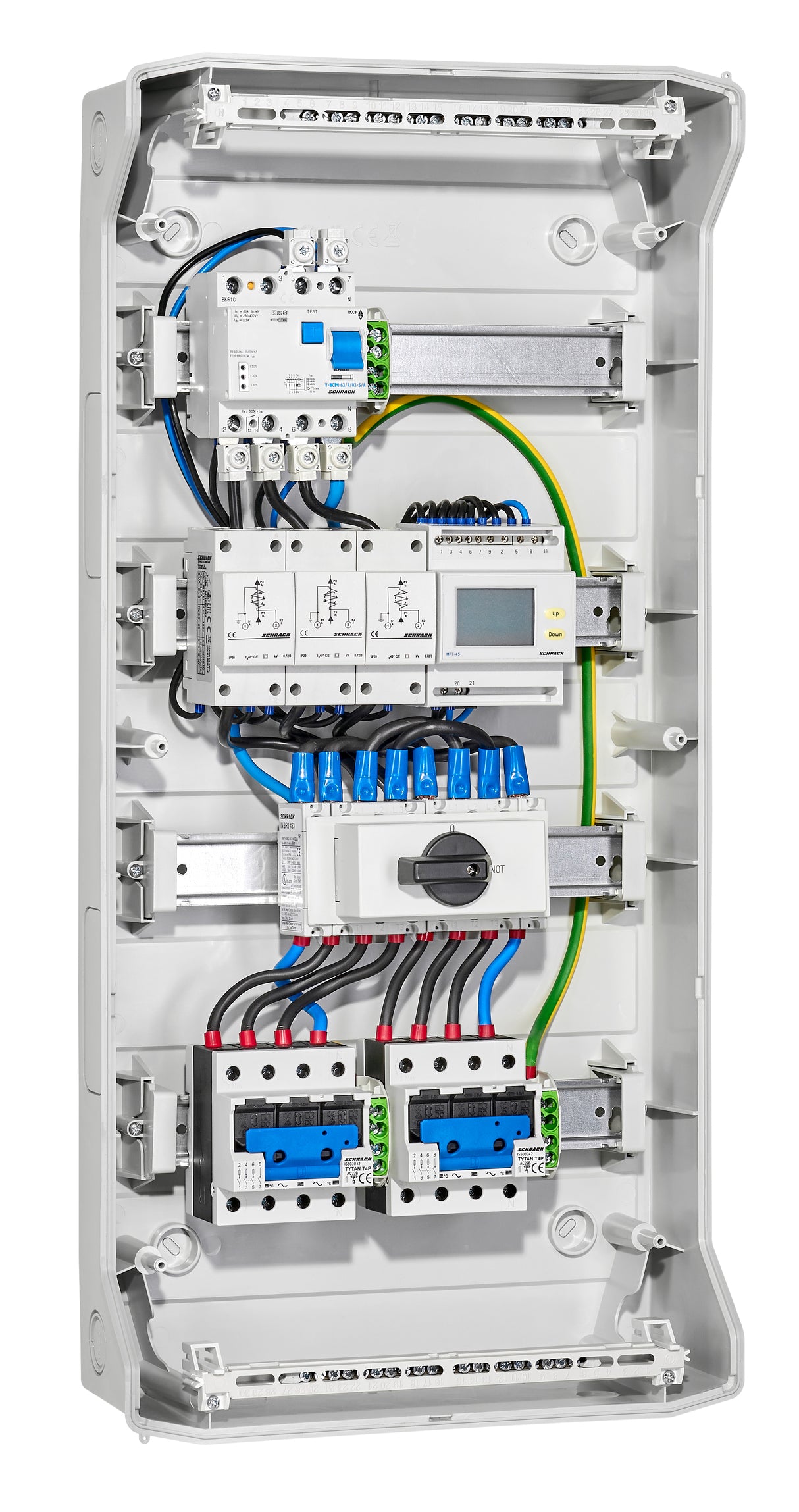 Autarkie Manager, 3ph, 63A, man. Umschaltung, Einzelteilset