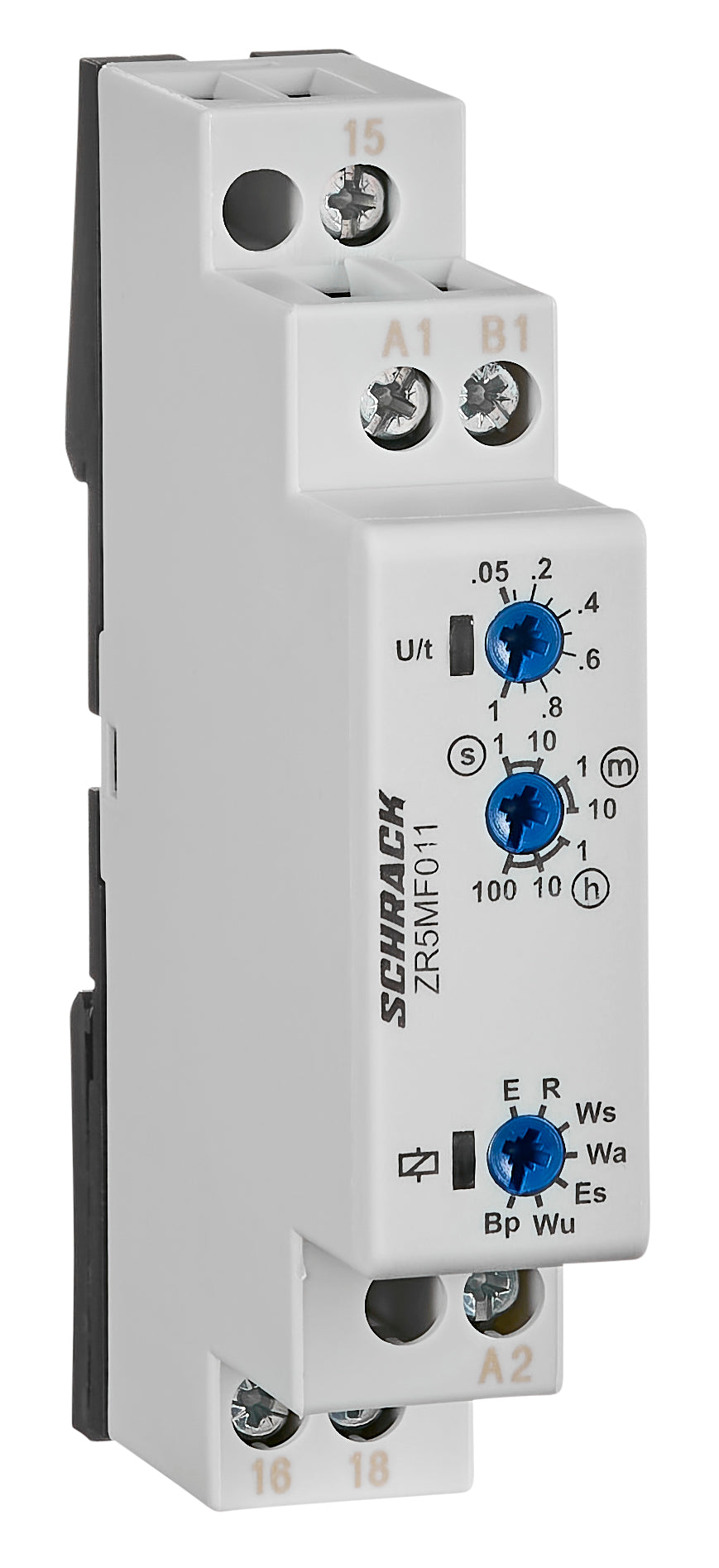 Multifunktionsrelais, 12-240VAC/DC, 1 Wechsler, 8A/250V