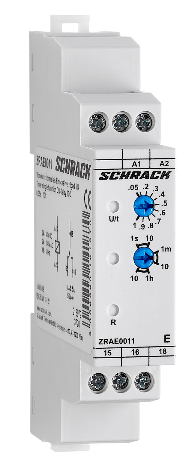 Monofunktionsrelais esv. AMPARO, 24VAC/DC, 230VAC, 1W, 5A