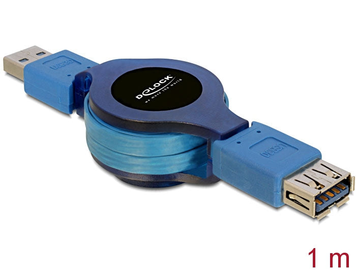 Delock Kabel USB 3.0 Verlängerung mit Aufrollfunktion