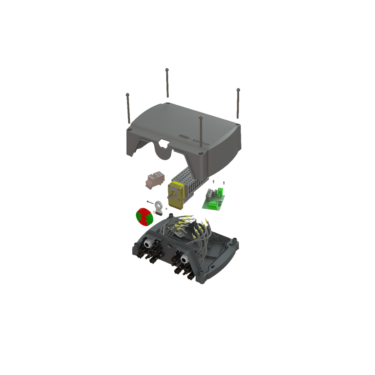 Feuerwehrschutzschalter Santon für 4 MPP, 40A, MC4