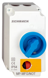 Gehäuse IP54 mit Not-Aus für Motorschutzschalter BE4