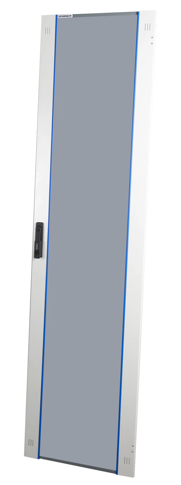 Glas-Tür, volle Breite für S-RACK 32HE, B=600, RAL7035