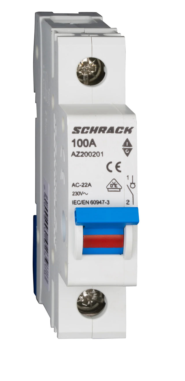 Hauptlasttrennschalter, 100A, 1-polig (10er-Pack)