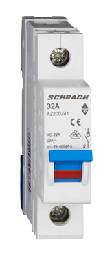 Hauptlasttrennschalter, 32A, 1-polig (10er-Pack)