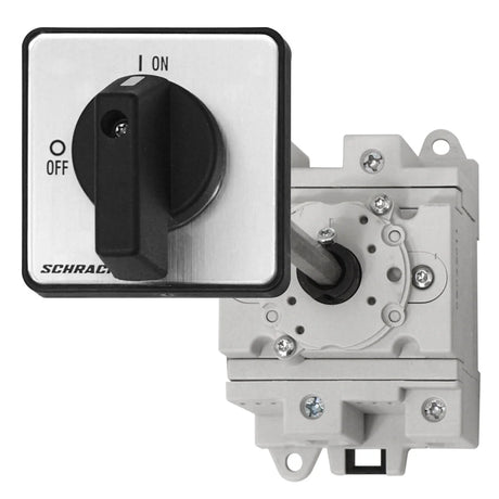 Hauptschalter 2 pol. 32A, 600VDC, Bodenbef., Türkupplung ZBV