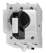 Hauptschalter 3-polig, Reiheneinbau, 20A, 7,5kW
