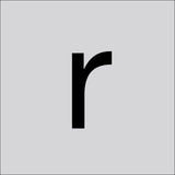 RZB Kleinbuchstabe R H60mm 99221.013.R-K