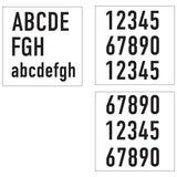Hausnummernset für DOTLUX LED-Hausnummernleuchte WALLsquare