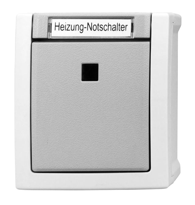 Heizung Not-Ausschalter, 16A, 2polig, Schraubklemme