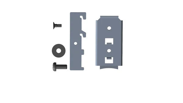 Hutschienenmontage-Adapter 00-Trenner, ARROW BLUE