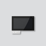 SIEDLE Video-Innenstation Bus AP PAL ws AXIOM A 151-10 W 177,8mm 185x144x18mm