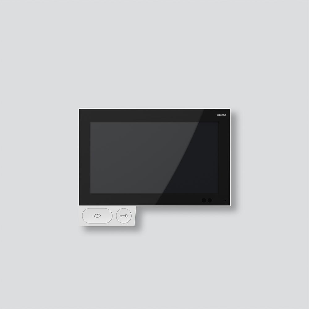 SIEDLE Video-Innenstation LAN AP PAL ws AXIOM A 180-10 W 177,8mm 185x144x18mm
