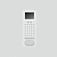 SIEDLE Freisprechtelefon LAN UP PAL 88mm AFSV 870-0 W ws 106x278x27mm