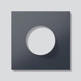 SIEDLE Deckel Kst Türstat gr ACM 671/673/678-..., BCM 65x-..., C