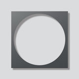 SIEDLE Deckel Kst Türstat gr ACM 670-..., CMx 61x-..., BCMx 650-