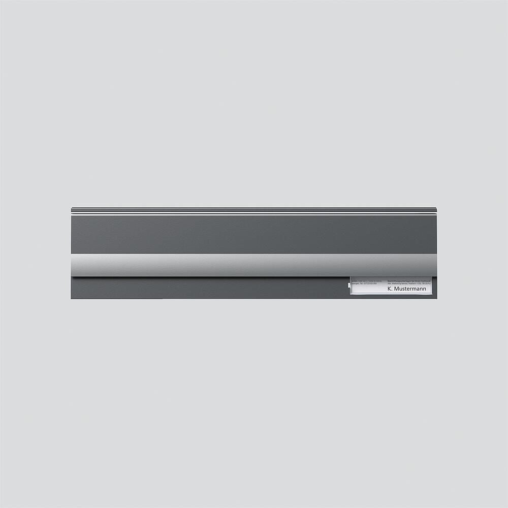 SIEDLE Zugangsmodul gr 399x99x6mm BE 611-4/1-0 DG