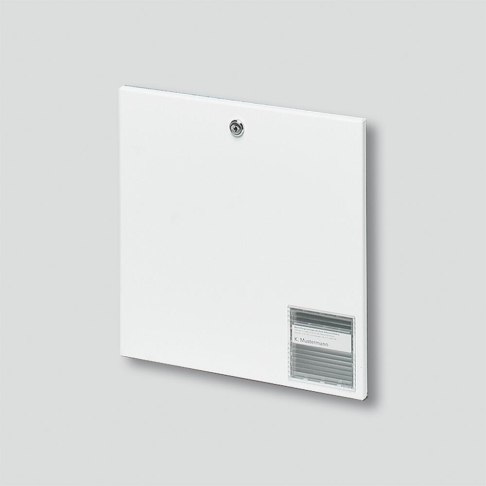 SIEDLE Briefkasten Stahlbl ws BKV 611-3/3-0 W 300x300x8mm