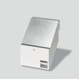 SIEDLE Briefkasten MauerDW 1f Stahlbl ws BKV 611-3/2-0 W 2mod 300x100x440mm